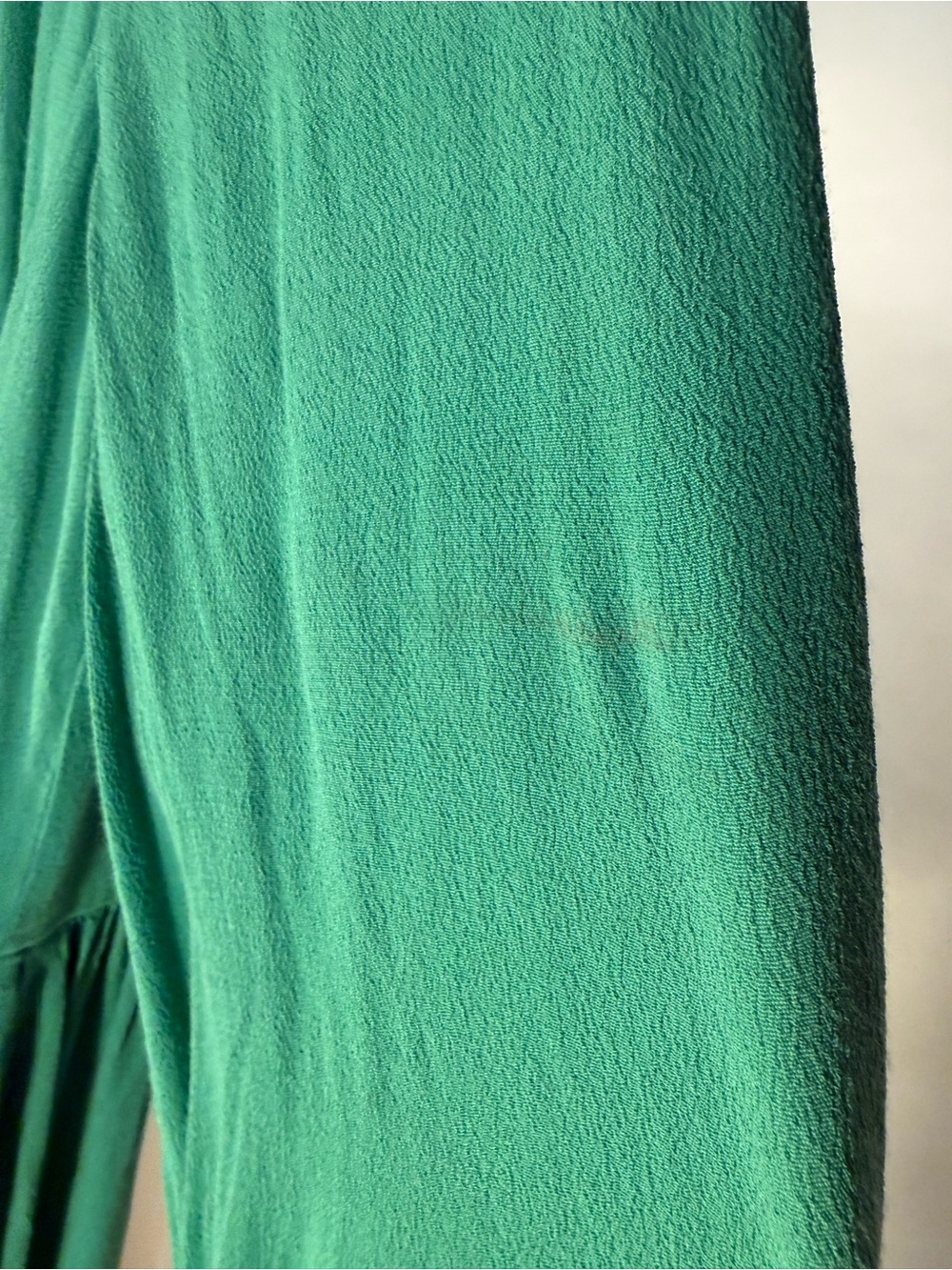 Ann Taylor Green/Teal V-Neck Pintuck Dress - Picture 6 of 6